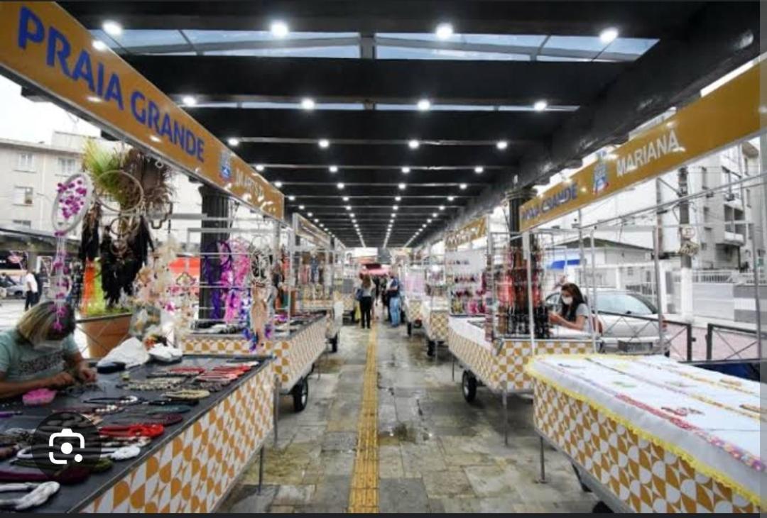 Ape Privilegiado No Centro Da Ocian E A 150M Da Praia E Feirinha, Com Wi-Fi E Garagem ! Praia Grande  Ngoại thất bức ảnh
